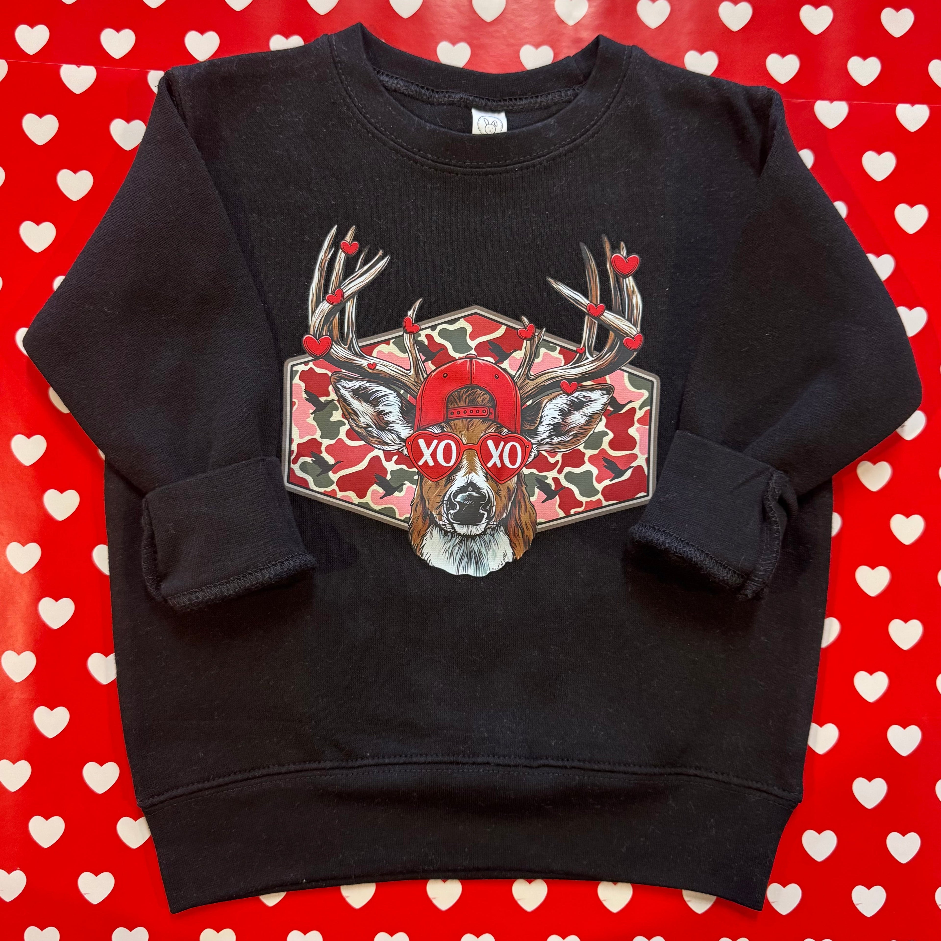 XOXO Deer Sweatshirt/Tee